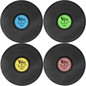 salvamanteles de colores con forma de vinilo
