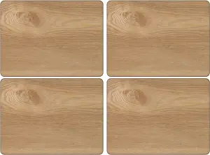 salvamanteles de madera rectangulares