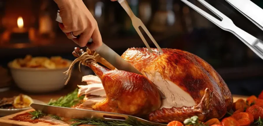 cuchillos para trinchar pollo
