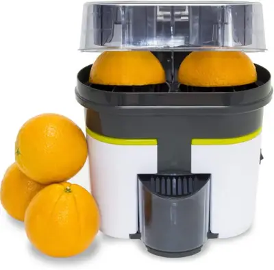 comprar turbo exprimidor cecojuicer zitrus de doble cabezal que también corta la fruta en león