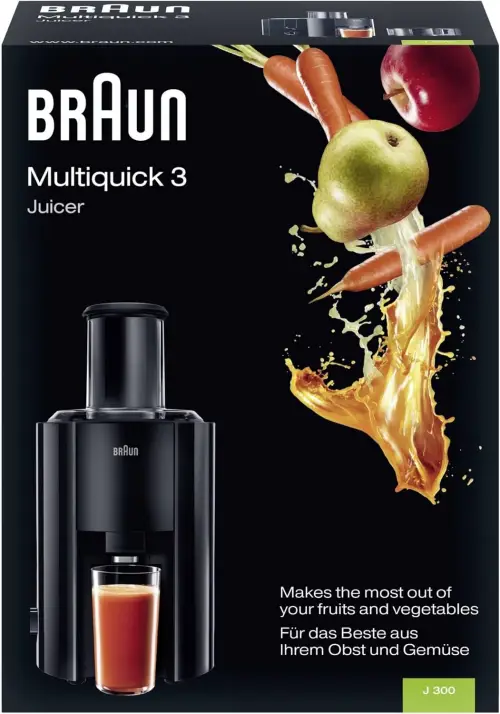 comprar exprimidor Braun J300 Multiquick Juicer caja