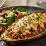 Berenjena Rellena ingrediente león portada