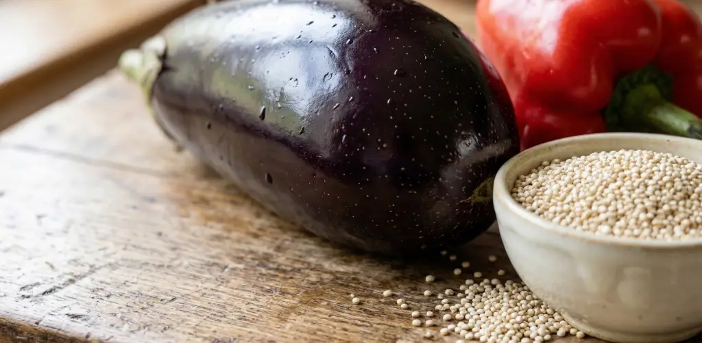 Berenjena Rellena receta fácil león