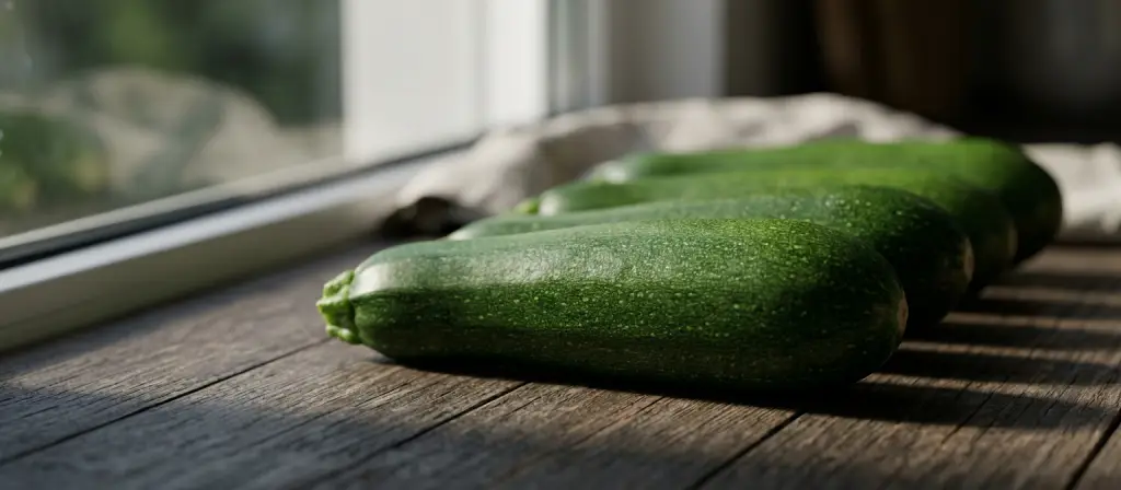 Calabacines frescos de calidad listos para cocinar