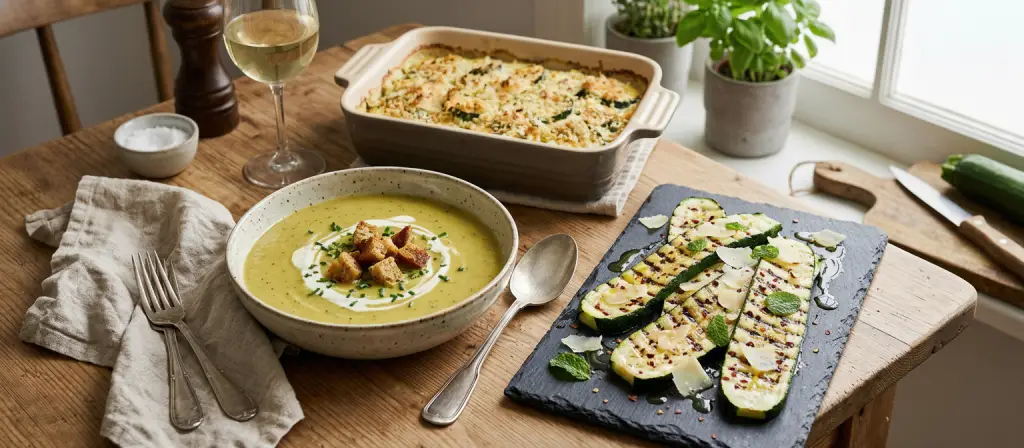 Diferentes formas de cocinar el calabacín en casa